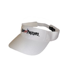 TapNPaddles Logo Visor - White